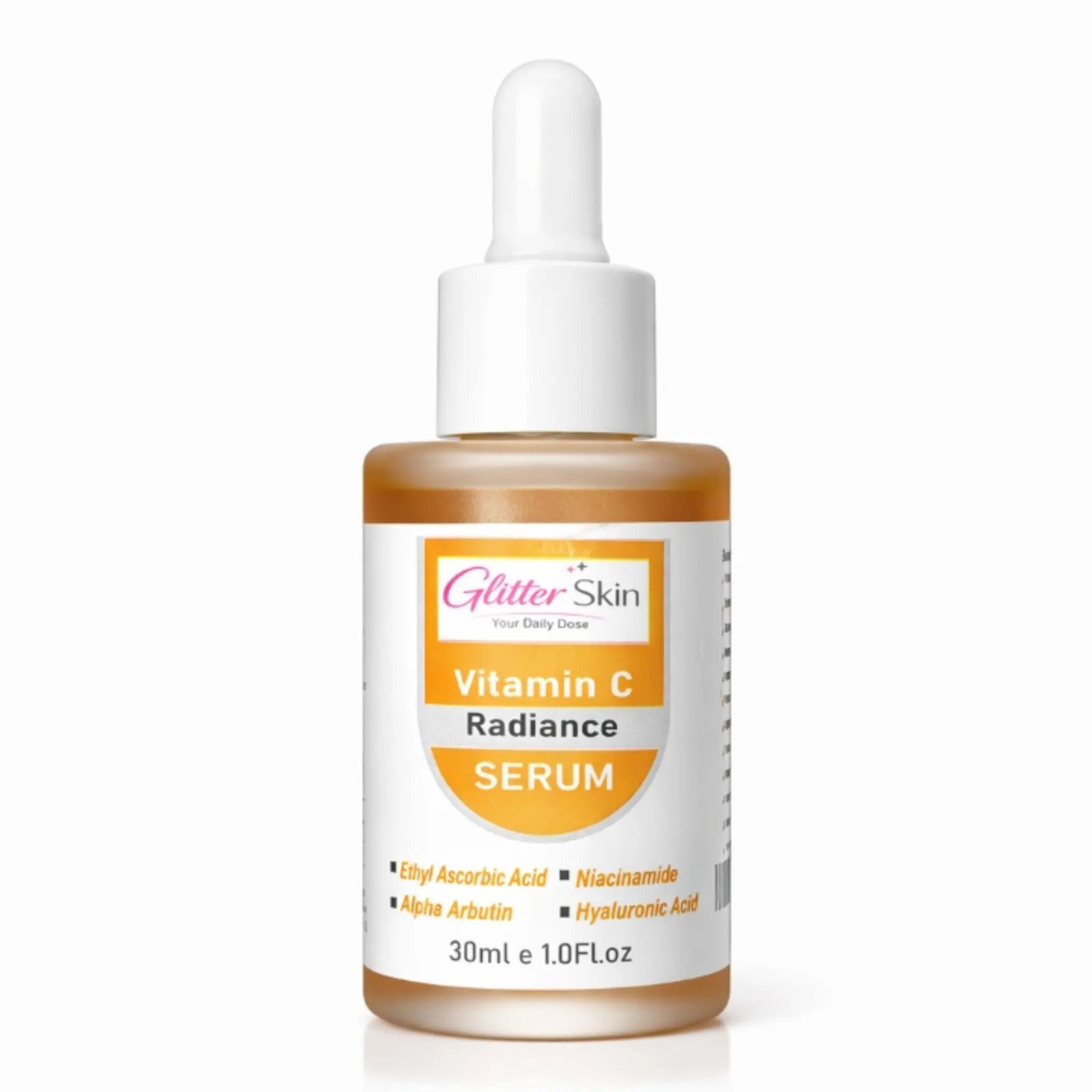 Glitter Skin Vitamin C Radiance Serum 30ml for brighter-looking skin, dark spots, uneven skin tone and daily hydration